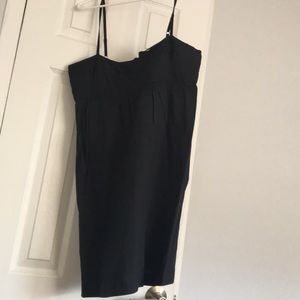 Theory Dark Navy Skinny Strap Dress